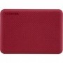 Disque dur externe - TOSHIBA - Canvio Advance - 4 To - Rouge