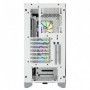 CORSAIR Boîtier PC iCUE 4000X RGB - Moyen Tour - Verre trempé - Blanc