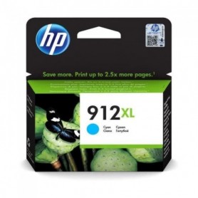 HP 912XL Cartouche d'encre cyan authentique, grande capacité