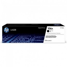 HP Cartouche de toner laser authentique 106A, noir