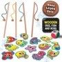 Magnetic Fish Fun - jeu d'apprentissage en bois - basé sur la méthode