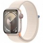 Apple Watch Series 9 GPS 41mm Boîtier Starlight Aluminium