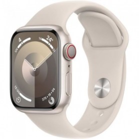 Apple Watch Series 9 GPS + Cellular 41mm Boîtier Starlight Aluminium