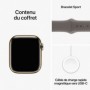 Apple Watch Series 9 GPS + Cellular 41mm Boîtier Acier Or