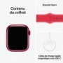 Montre intelligente Apple Series 9 Rouge 41 mm