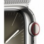 Apple Watch Series 9 GPS + Cellular 41mm Boîtier Acier Argent