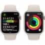 Apple Watch Series 9 GPS + Cellular 45mm Boîtier Starlight Aluminium