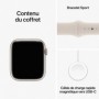 Montre intelligente Apple Series 9 Beige 45 mm