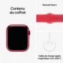 Montre intelligente Apple Series 9 Rouge 45 mm