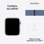 Montre intelligente Apple SE Bleu Argenté 44 mm