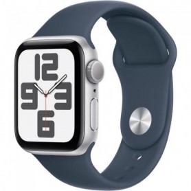 Apple Watch SE GPS - 40mm - Boîtier Silver Aluminium - Bracelet Storm