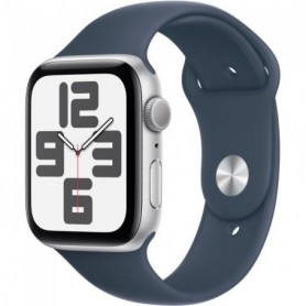 Apple Watch SE GPS - 44mm - Boîtier Silver Aluminium - Bracelet Storm