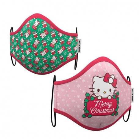 Masque hygiénique My Other Me Hello Kitty 2 Unités (2 Unités) 6-9 Years