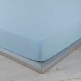 Drap housse Naturals Bleu Lit de 135 (135 x 200 cm)