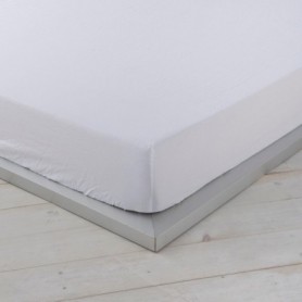 Drap housse Naturals Blanc Lit de 180 (180 x 200 cm)
