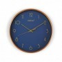 Horloge Murale Gold Plastique (4 x 30 x 30 cm) Bleu