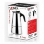 Cafetière Italienne Haeger CP-10S.002A Acier inoxydable 18/10 Acier inoxydable