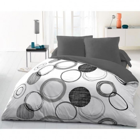 Parure de couette microfibre Audace - 1 housse de couette 22 32,99 €