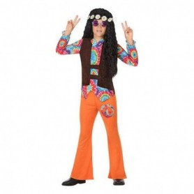 Déguisement pour Enfants Hippie Orange (2 Pcs)