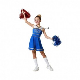 Déguisement pour Enfants Pom-pom girl Bleu 3-4 Ans