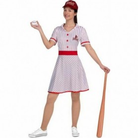 Déguisement pour Adultes My Other Me Baseball Vintage Rouge