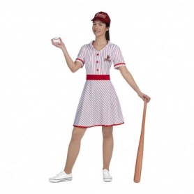 Déguisement pour Adultes My Other Me Baseball Vintage Rouge