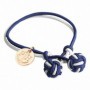 Bracelet Femme Paul Hewitt Or rose Nylon (19-20 cm) Bleu / Blanc