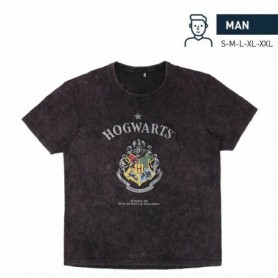 T-shirt à manches courtes homme Harry Potter Gris foncé XL