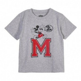 T shirt à manches courtes Mickey Mouse Gris 5 ans