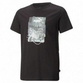 T-shirt à manches courtes enfant Puma Essentials+ Street Art Grap Noir 9-10 Ans
