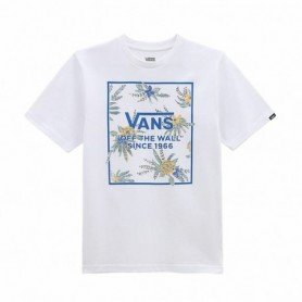 T-shirt à manches courtes enfant Vans Califlower Box-B Blanc 8-10 ans