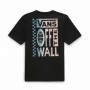 T-shirt à manches courtes enfant Vans Global Stack-B Noir 12-14 ans