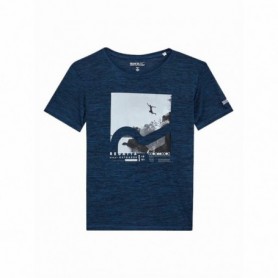 T-shirt à manches courtes enfant Regatta Alvarado VII Bluewingmarl Ble 7-8 ans
