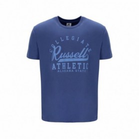 T shirt à manches courtes Russell Athletic Amt A30211 Bleu Homme 2XL