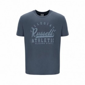 T shirt à manches courtes Russell Athletic Amt A30211 Bleu foncé Homme 2XL
