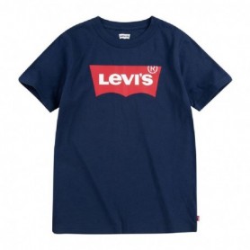 T shirt à manches courtes Enfant Levi's Batwing Bleu foncé Unisexe 16 ans