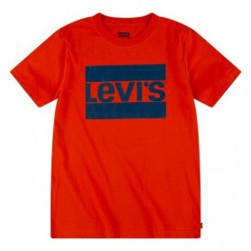T shirt à manches courtes Levi's Sportswear Logo B Rouge 4 ans