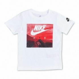 T shirt à manches courtes Enfant Nike Air View Blanc 7 ans