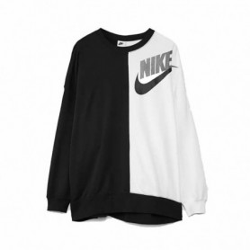 Sweat sans capuche femme Nike Sportswear Blanc Noir S