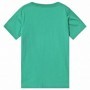T shirt à manches courtes Enfant Converse Stripe Star Chevron  Vert 8-10 ans