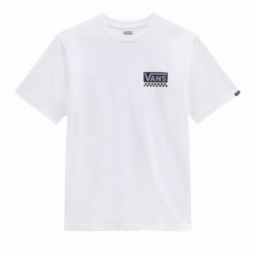 T shirt à manches courtes Enfant Vans Global Stack Po-B Blanc 10-12 Ans
