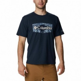 T-shirt à manches courtes homme Columbia Sun Trek Graphic  Bleu M