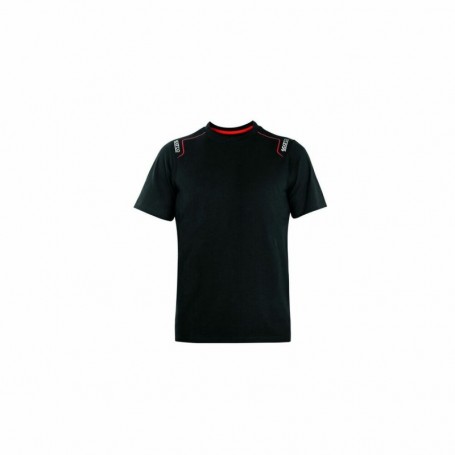 T shirt à manches courtes Sparco Tech Stretch Trenton Noir L