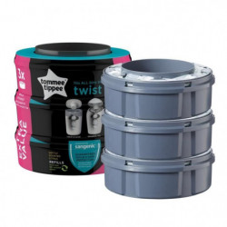 Tommee Tippee - Recharges poubelles Twist & Click x3 - Compa 53,99 €