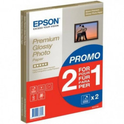 EPSON Papier photo brillant premium - 255g/m2 - A4 - 2x15 fe 31,99 €