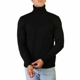 100% Cashmere T-NECK-M Noir Taille S Homme