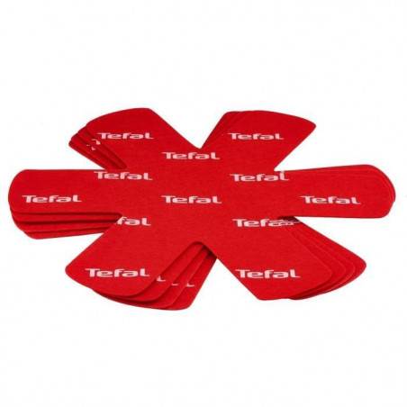 TEFAL Set de 4 protecteurs de poele K2203004 38x36x1cm rouge 21,99 €