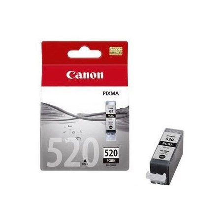 Canon Cartouche d'encre noire PGI-520BK (lot de deux paquets)