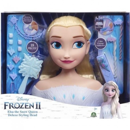 Giochi Preziosi La Reine Des Neiges 2 - Tête à Coiffer Deluxe - Elsa