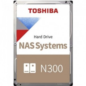Disque Dur Interne - TOSHIBA - NAS N300 - 4To - 7200 tr/min - 3.5 (HDW